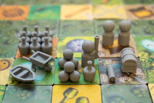 Jackal pirate board game things and characters | 3d print model