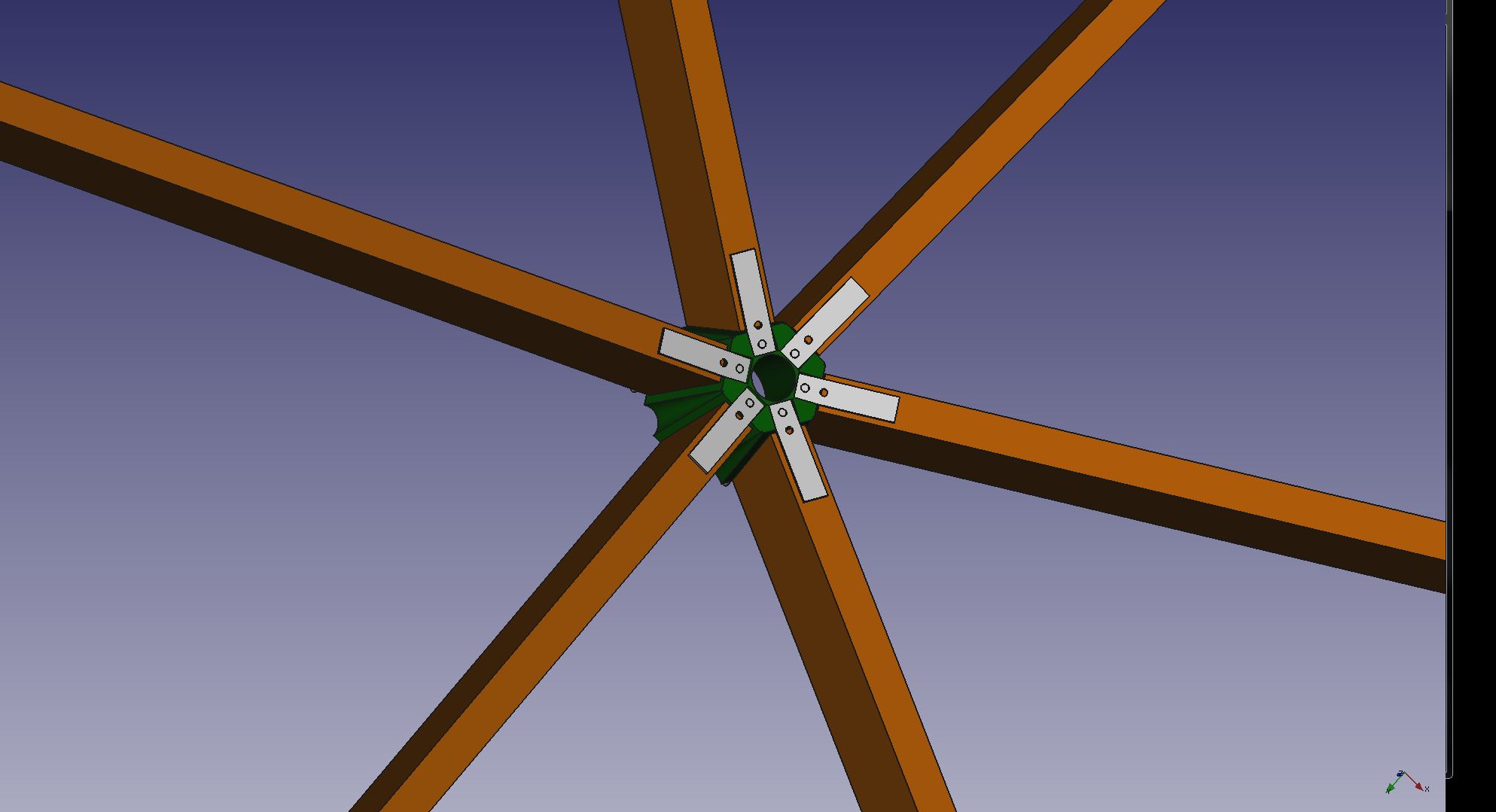 Geodome 3v from pallet - NOT TESTED! JUST AN IDEA!