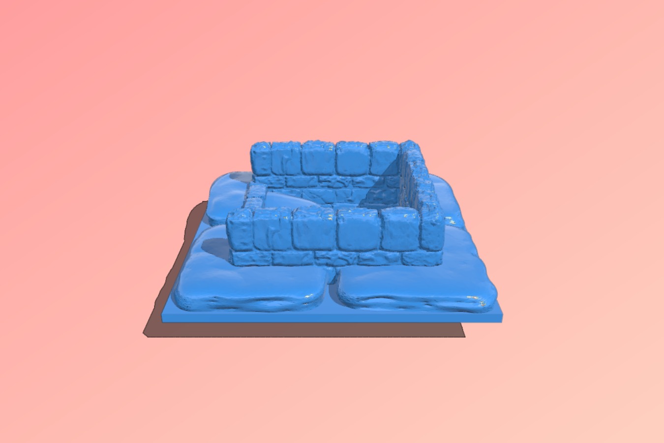 OpenForge Dungeon Stone Stairs Down