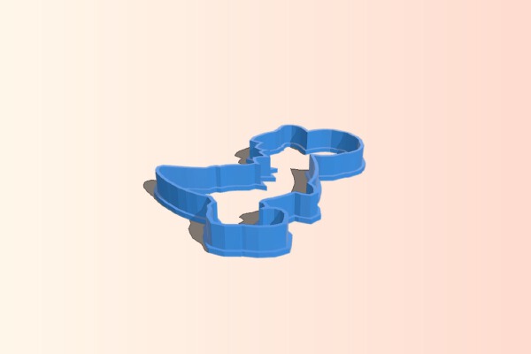 Yoshi Cookie Cutter | 3d print model