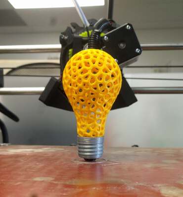 Voronoi Light Bulb | 3d print model