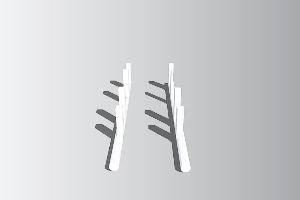 scx10 rock sliders | 3d print model