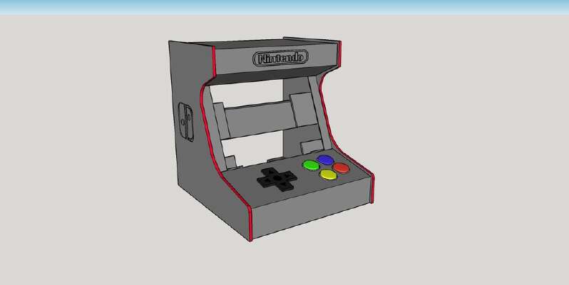 Nintendo Switch NX Arcade cabinet | 3d print model