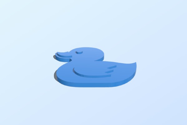 Rubber Duck Fridge Magnet | 3d print model