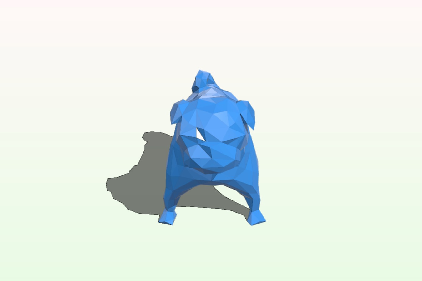 Low Poly Pug