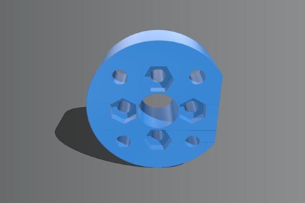 Wanhao Duplicator 7 backlash nut converter | 3d print model
