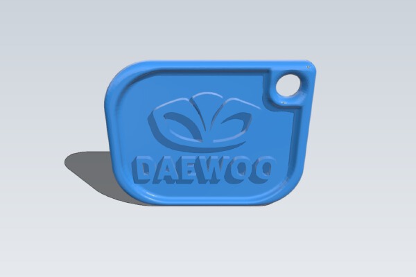 Daewoo keychain | 3d print model