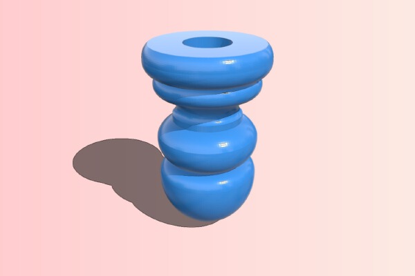 1_2" Pipe End Finial | 3d print model