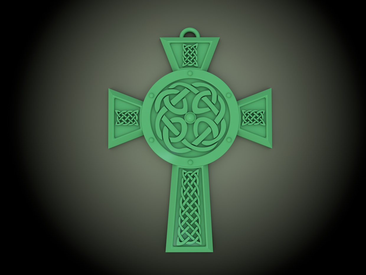 Celtic Cross Necklace_Tree Ornament_Jewelry Piece