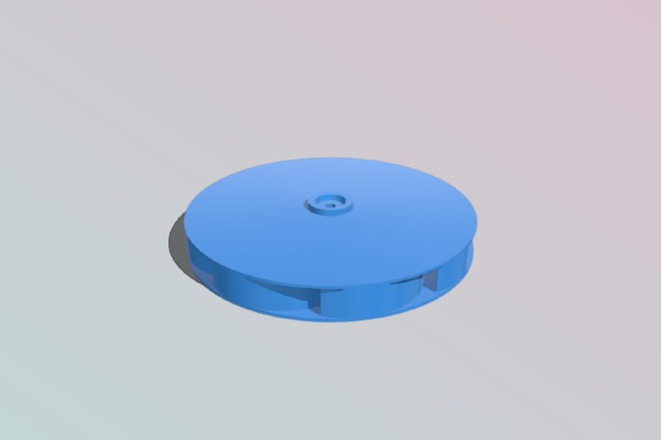 Centrifugal turbine that sucks. Air. | 3d print model
