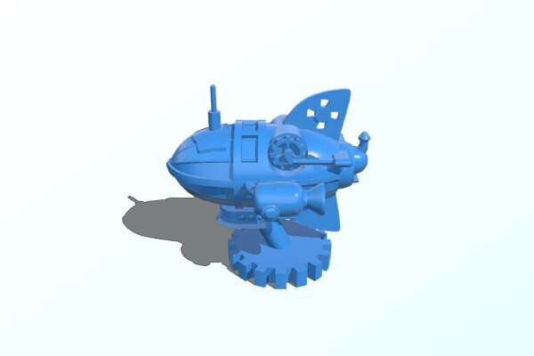 kings of air and steam ship set (no supports) | 3d print model