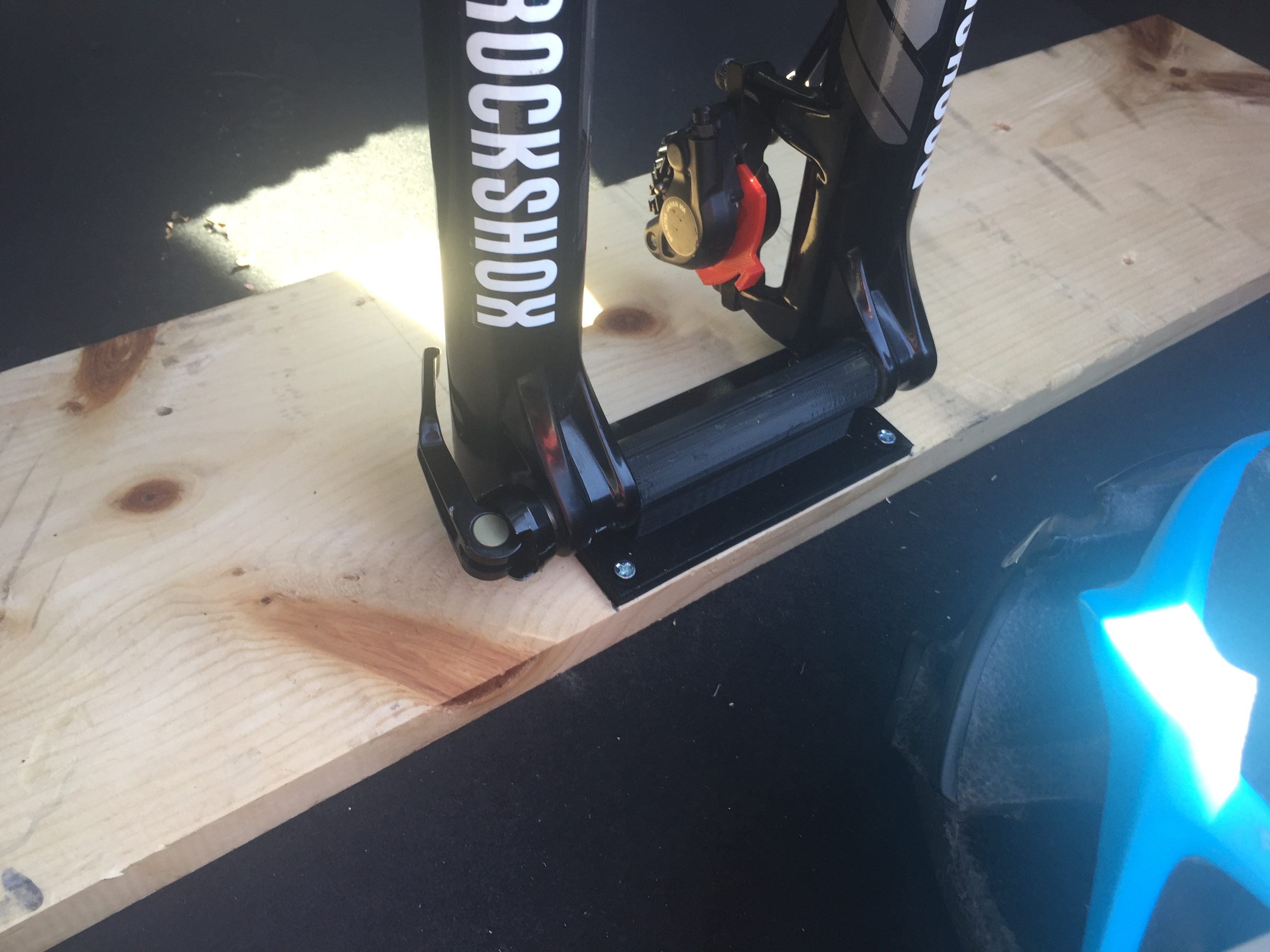 Fork Mount for Bike - 15mm thru-axle + adapters