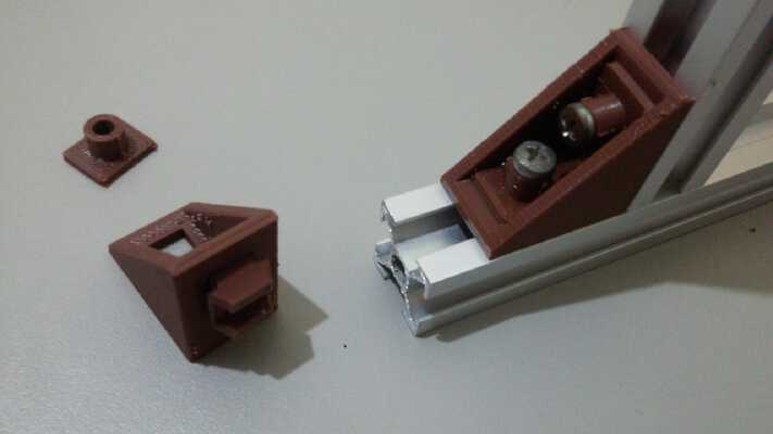 Connector Corner 20x20 extrusion | 3d print model