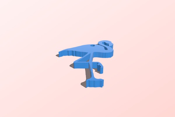 Flamingo Key Chain | 3d print model