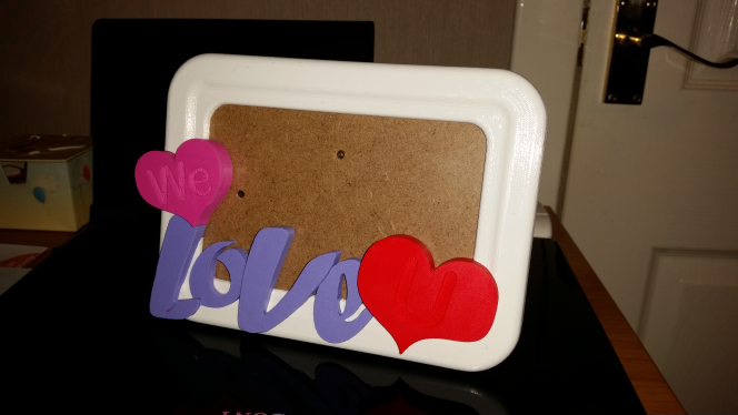 Modern Love picture frame