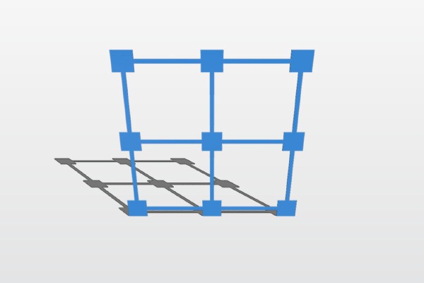 Bed leveling test 180 mm x 180 mm x 0.90 mm | 3d print model