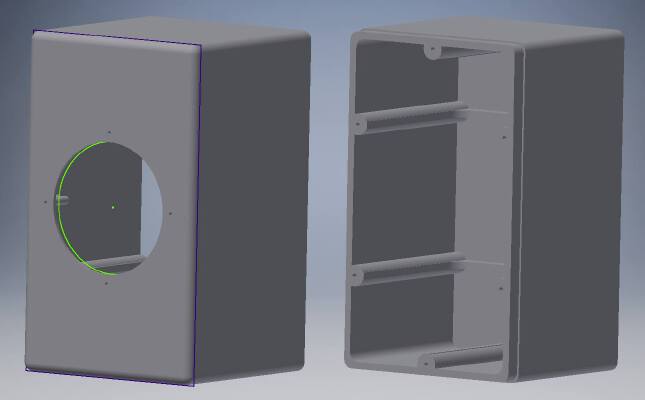 Speaker box for HiVi B3N (and others maybe) | 3d print model