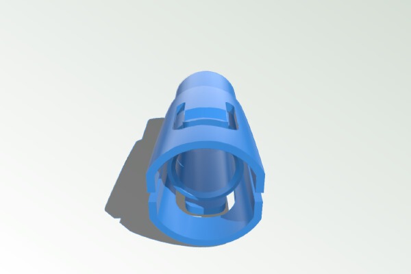 Airmini connector for 22mm standard hose | 3d print model