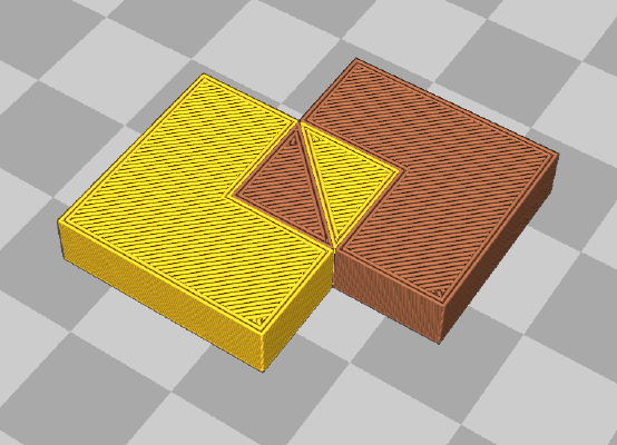 Simple Dual Extrusion Test | 3d print model