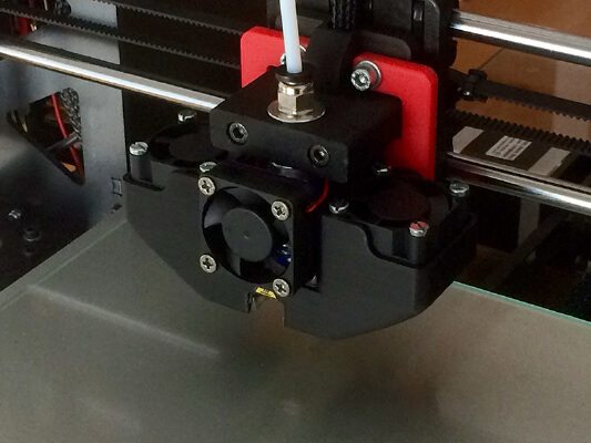 Full mount and dual fan bracket for E3D v6 | 3d print model