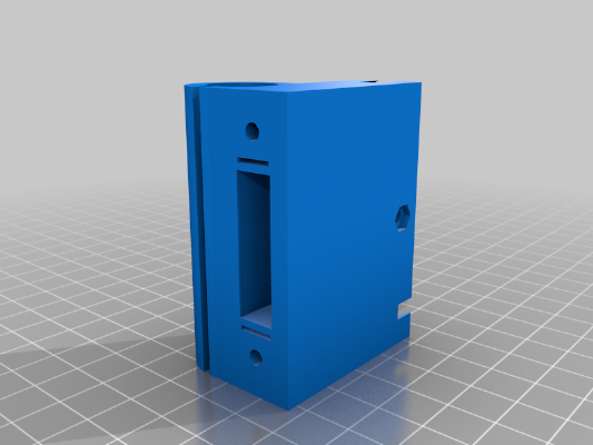 X-Axis for Anet A8 integrated adjusting rings and limit switch | 3d print model