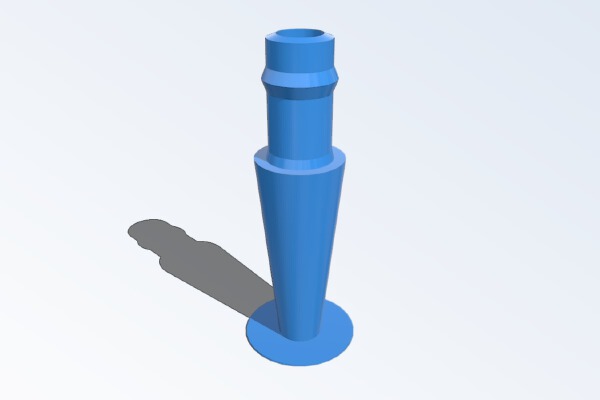 shisha hookah tube adapter | 3d print model