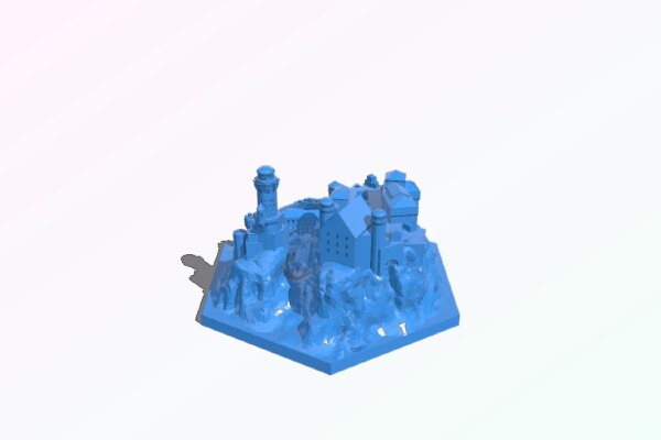 Castle Ore tile for Settlers of Catan | 3d print model