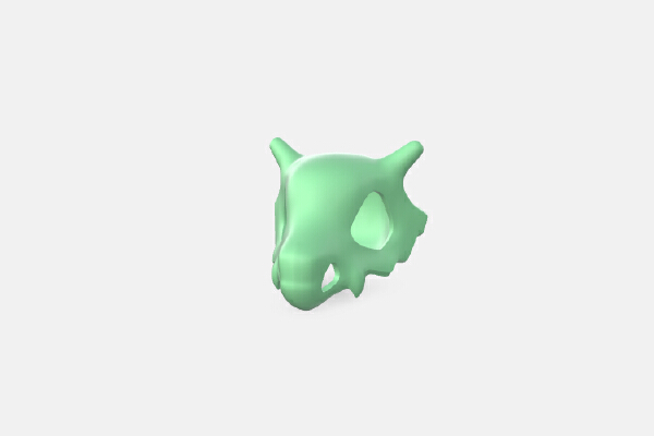 Cubone Pokemon Skull | 3d print model