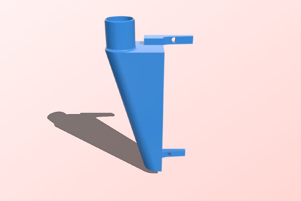 Makita Dust Collector Hood for 2012 12" Planer 193036 | 3d print model