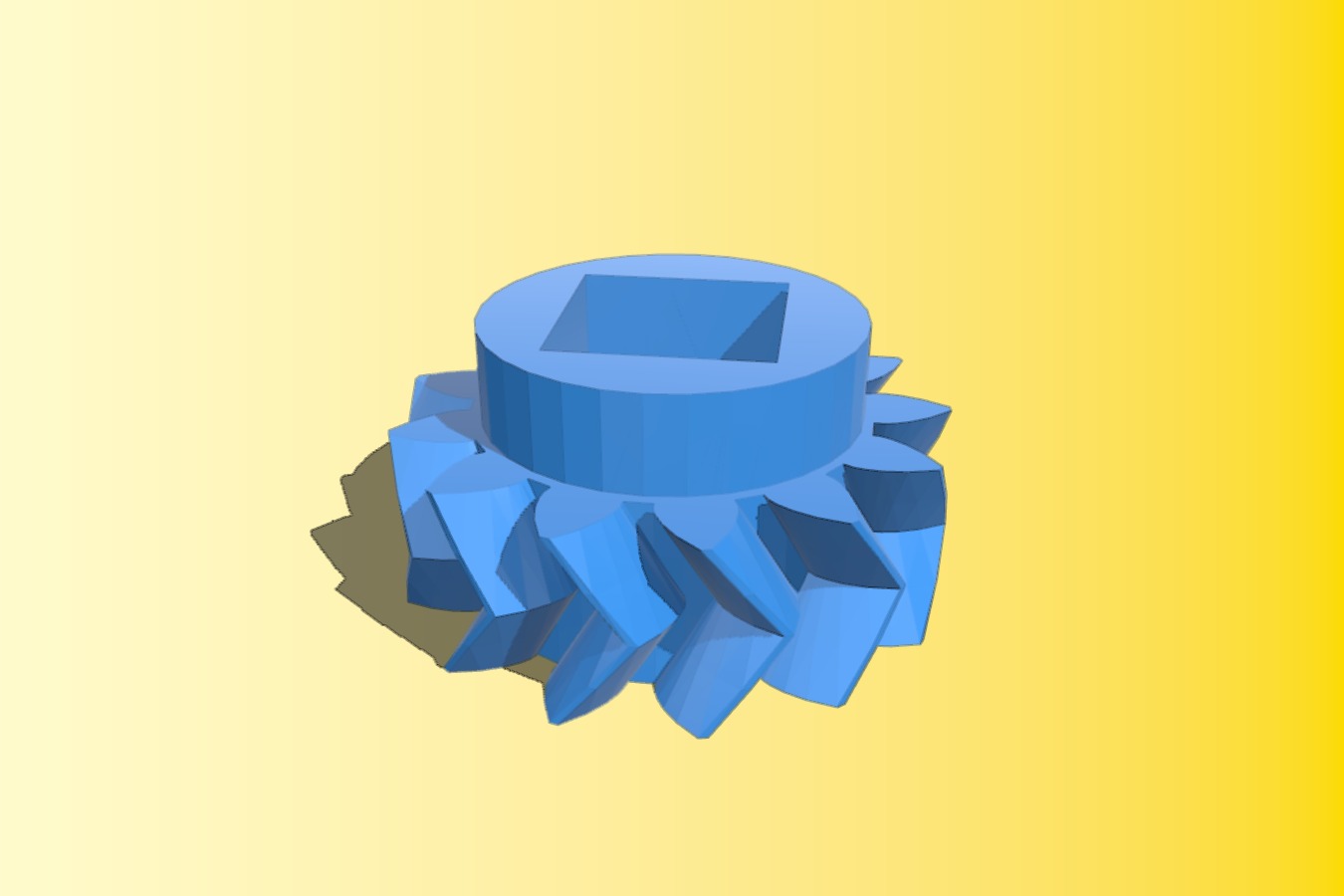 Parametric 27 to 1 Gearset, with OpenSCADable gears