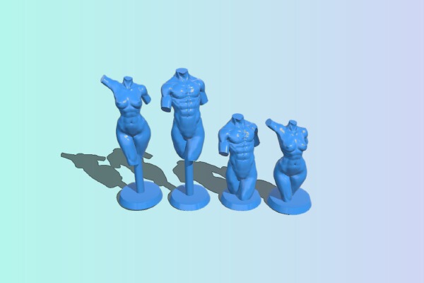 Mannequins - Collection of printable 3D models with the tag "Mannequins ...