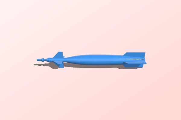 GBU-10 Laser Guided Bomb | 3d print model