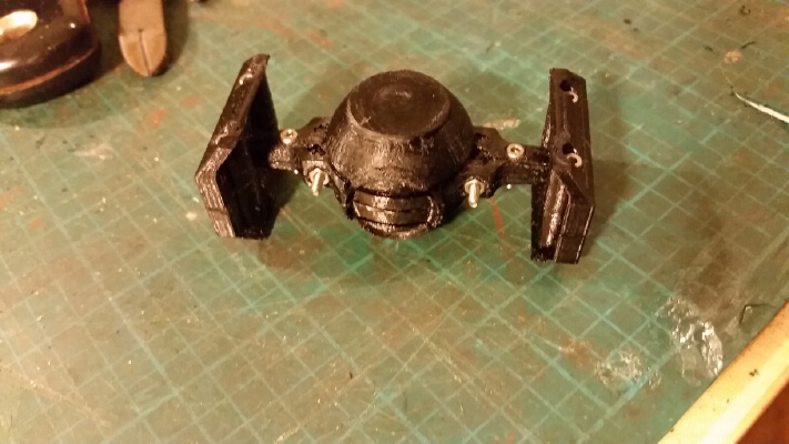 Darth Vader _ Tie Fighter fidget spinner | 3d print model