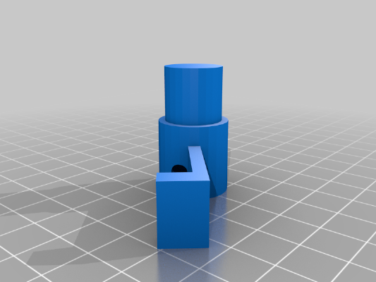 MPCNC Z-Mounted AA battery powered Laser Guide | 3d print model