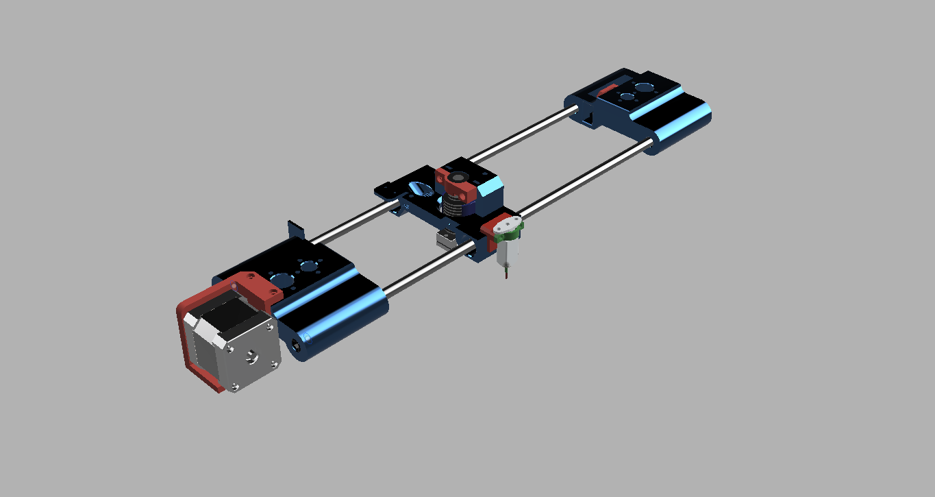ANET A6 X-axis modification for belt tension and E3DV6 hot end