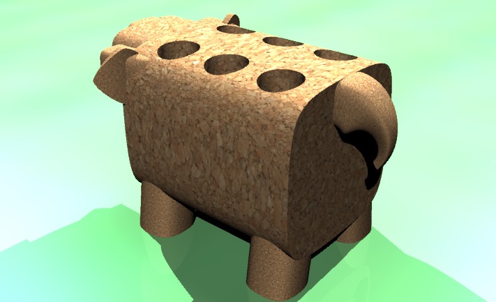 Dog penholder