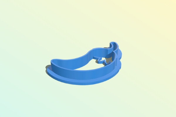 Mold chili cookie cutter | 3d print model