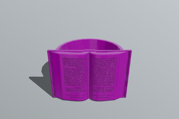 Jojo's Bizarre Adventure - Thus Spoke Kishibe Rohan - Rohan's Book Ring | 3d print model