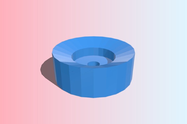 75mm tripod ball mount | 3d print model
