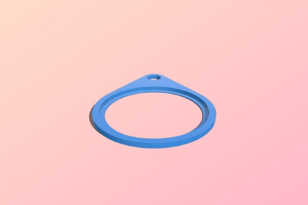 AirTag Minimal Keychain Holder | 3d print model
