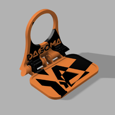 Foldable Outlet Mobile Phone Holder Dagoma bicouleur | 3d print model