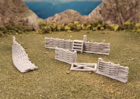 Whattle fence 2 | 3d print model