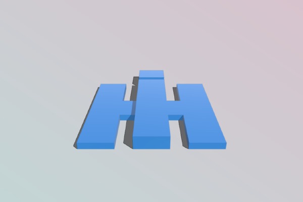 IH Logo International Harvester Logo | 3d print model