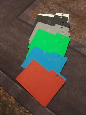 MTG Card Dividers (horizontal) | 3d print model
