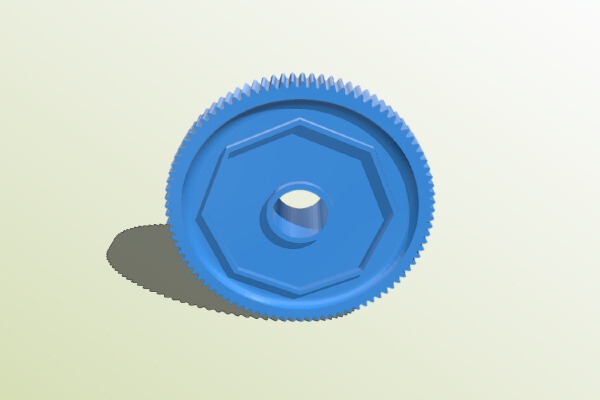 Spur gear 91T 48P for Arrma Senton 4 x 4 r_c vehicle (AR310799) | 3d print model