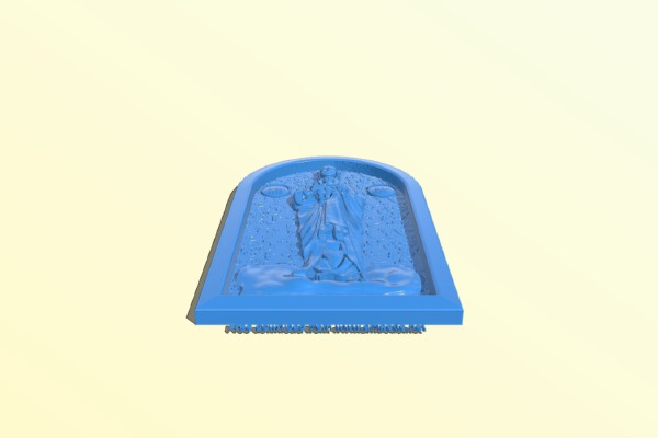 Icon Of The Virgin Mother | 3d print model