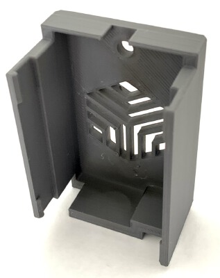 CR-6 SE Z Stop Cover [stronger clips, front mounted spool] with logo version | 3d print model