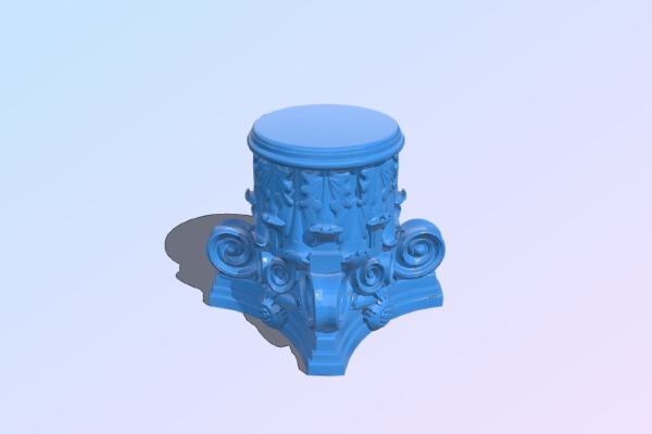 Corithian capital | 3d print model