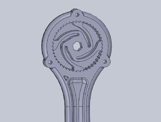 Ratcheting Bit Wrench | 3d print model