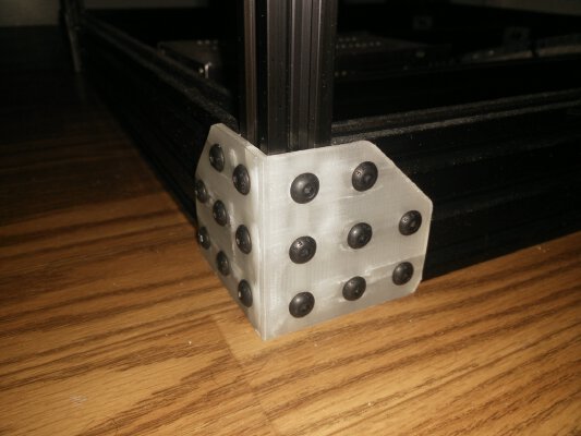 Right Angle Aluminum Extrusion Bracket | 3d print model